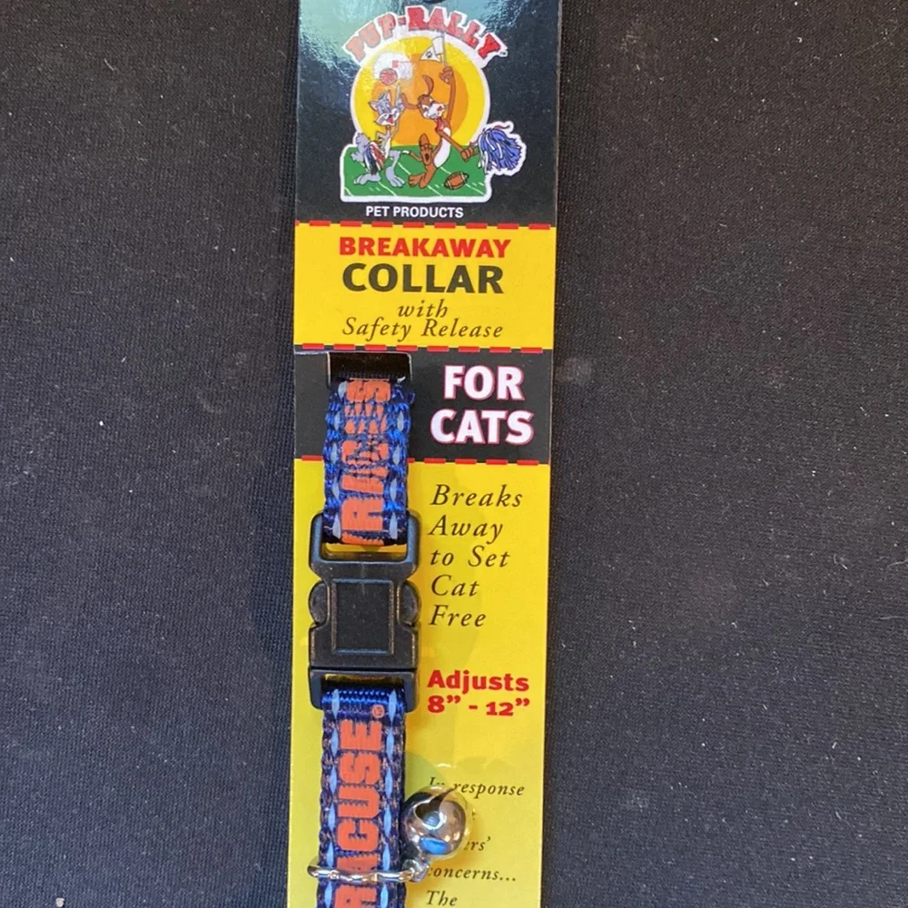 NEW - Syracuse Breakaway Cat Collar
